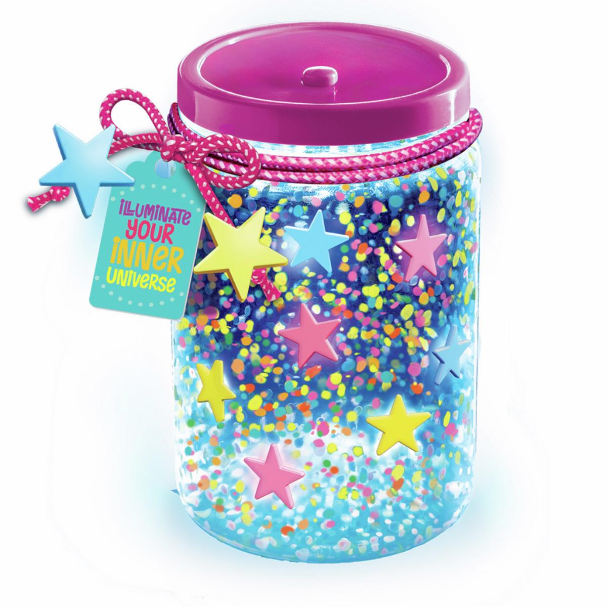 Tarro brillante Galaxias KIDZMAKER 4M
