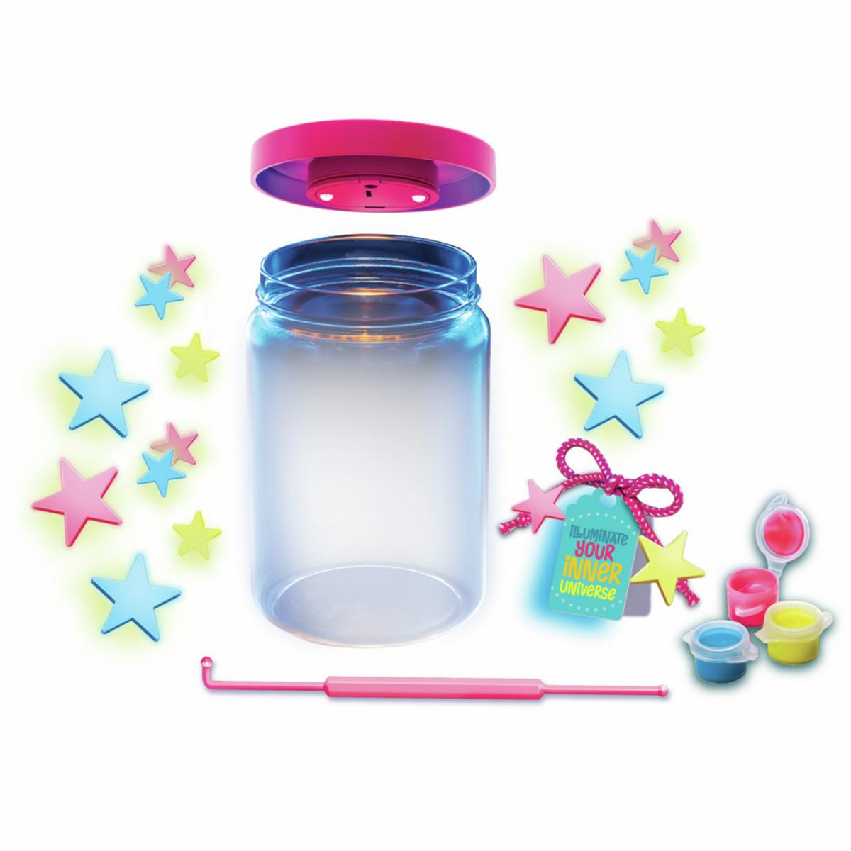 Tarro brillante Galaxias KIDZMAKER 4M