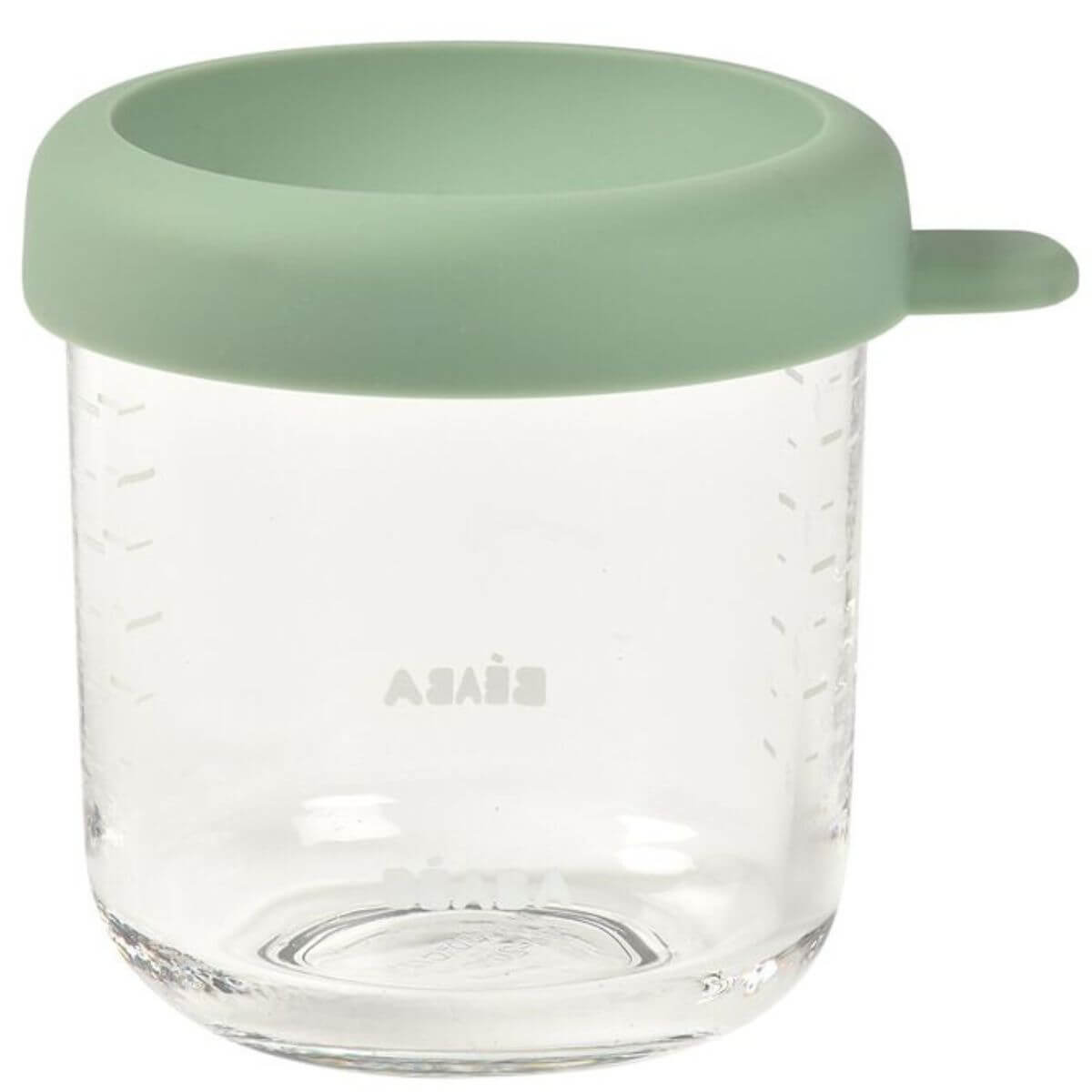 Tarro comida cristal 250ml Béaba sage green