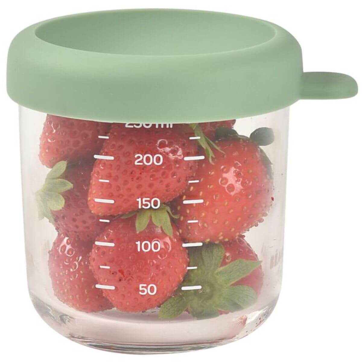 Tarro comida cristal 250ml Béaba sage green
