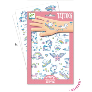 Tatuajes +3Y UNICORNIOS Djeco