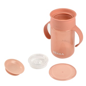 Taza aprendizaje 360º Béaba rosa