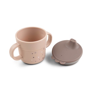 Taza-boquilla FOODIE Done by Deer Happy Dots rosa