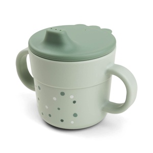 Taza-boquilla FOODIE Done by Deer Happy Dots verde