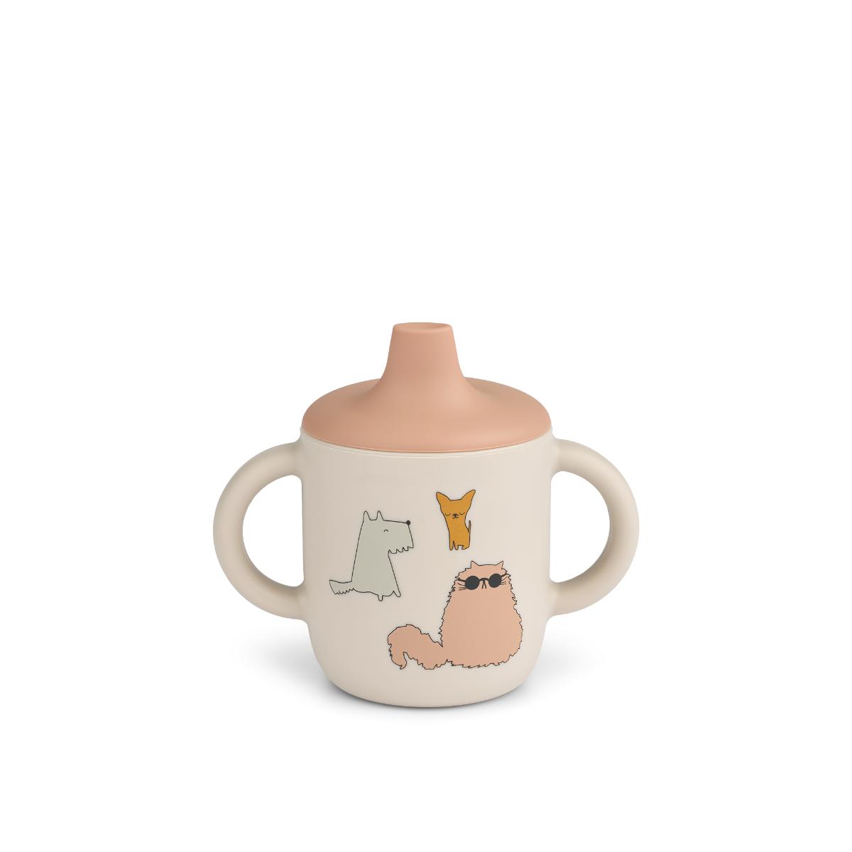 Taza-boquilla NEIL Liewood Cats and Dogs sandy