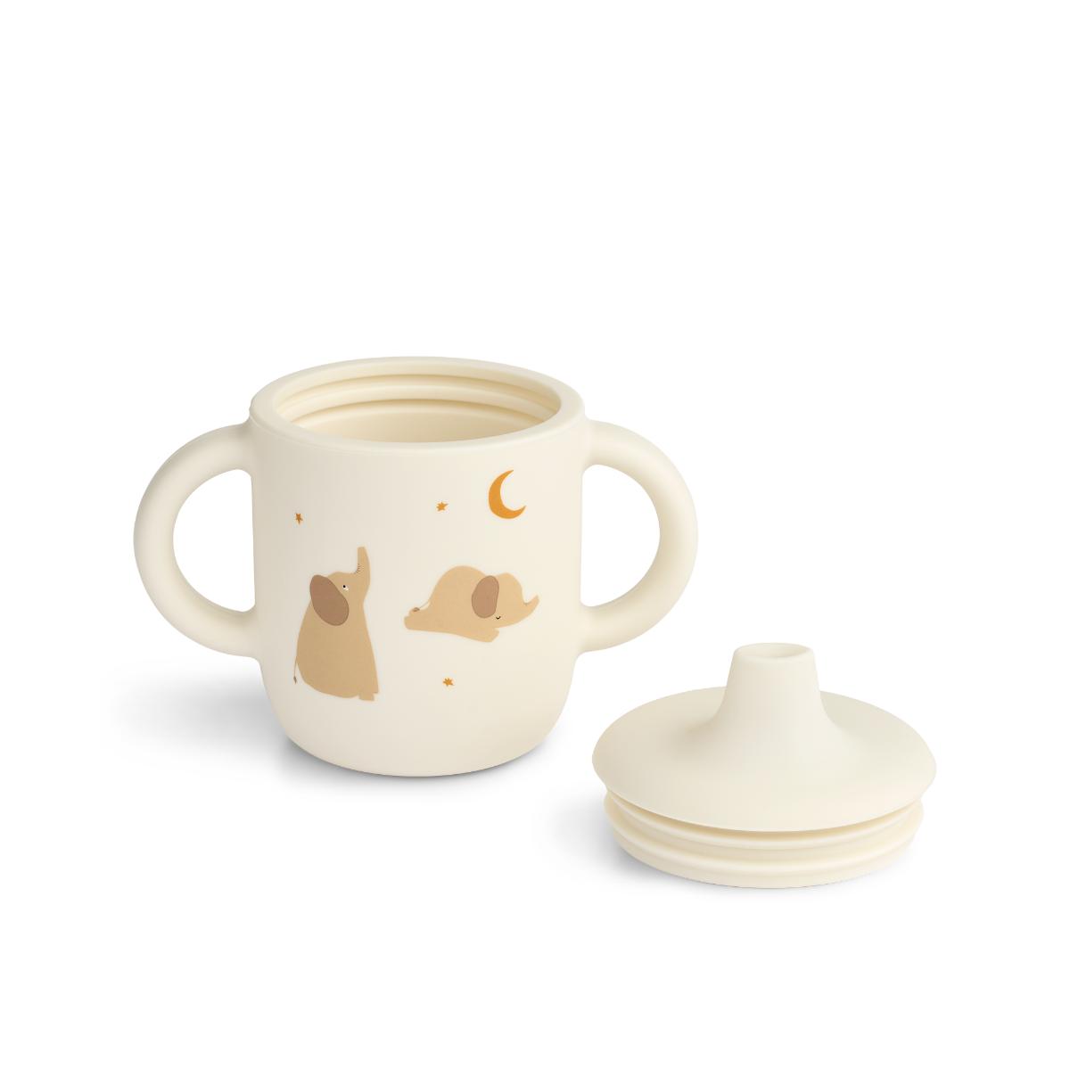 Taza-boquilla NEIL Liewood Elephant creme de la creme