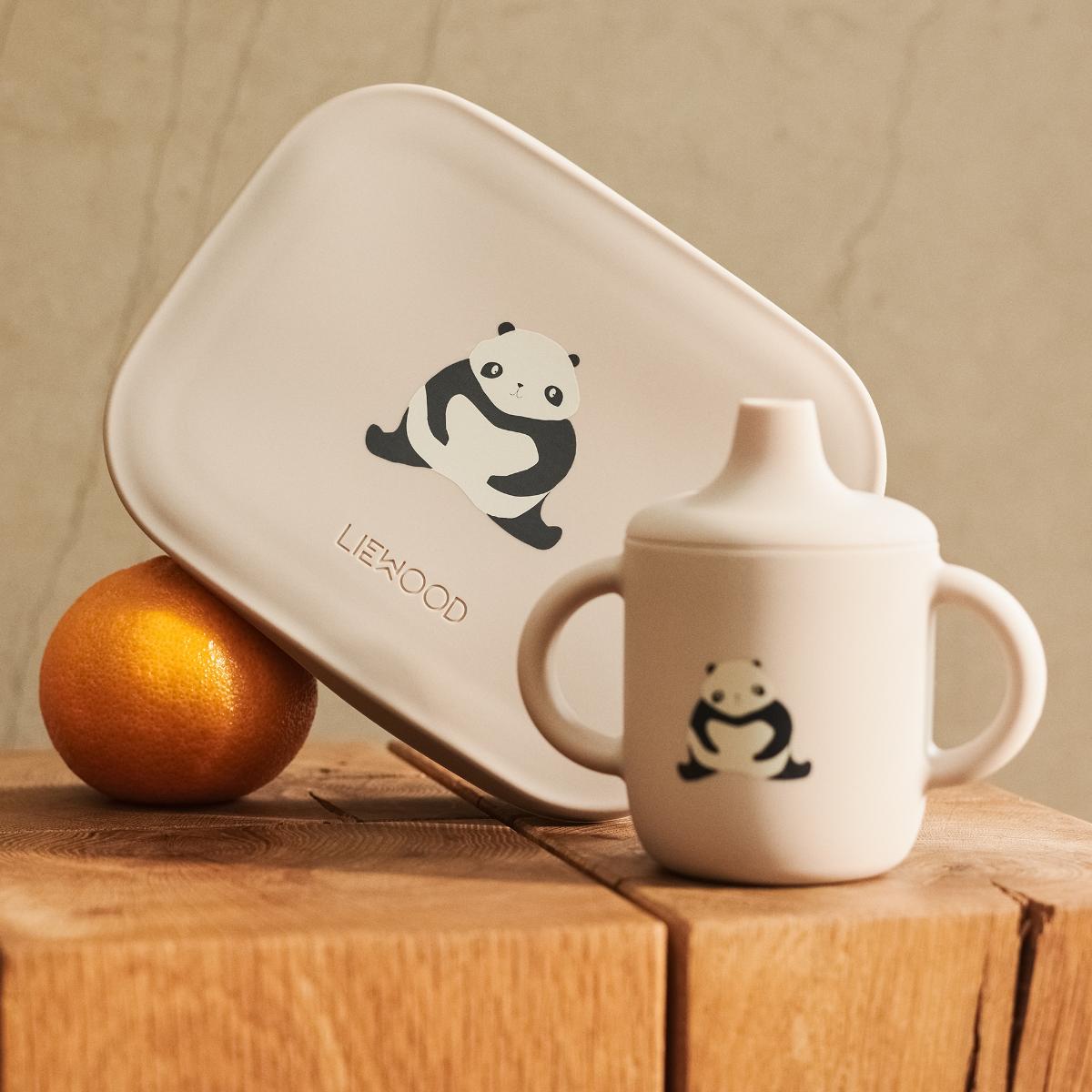 Taza-boquilla NEIL Liewood Panda sandy