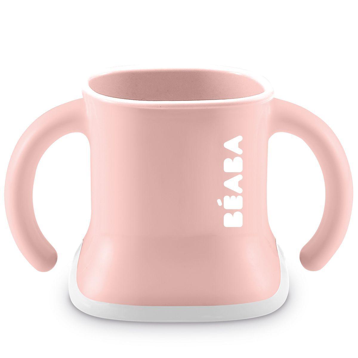 Taza entrenamiento 3 en 1 EVOLUCLIP Béaba rosa
