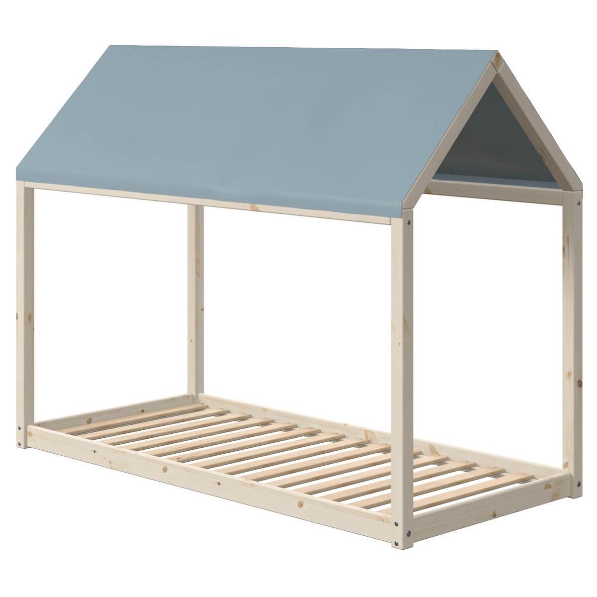 Techo textil cama cabaña COTTAGE Flexa Frosty Blue