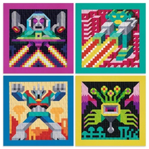 Tejer papel INVADERS Djeco