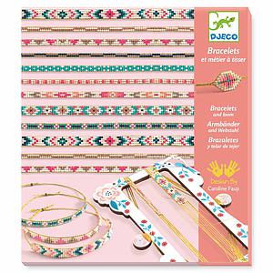 Tejer pulseras PEQUEÑAS PERLAS Djeco