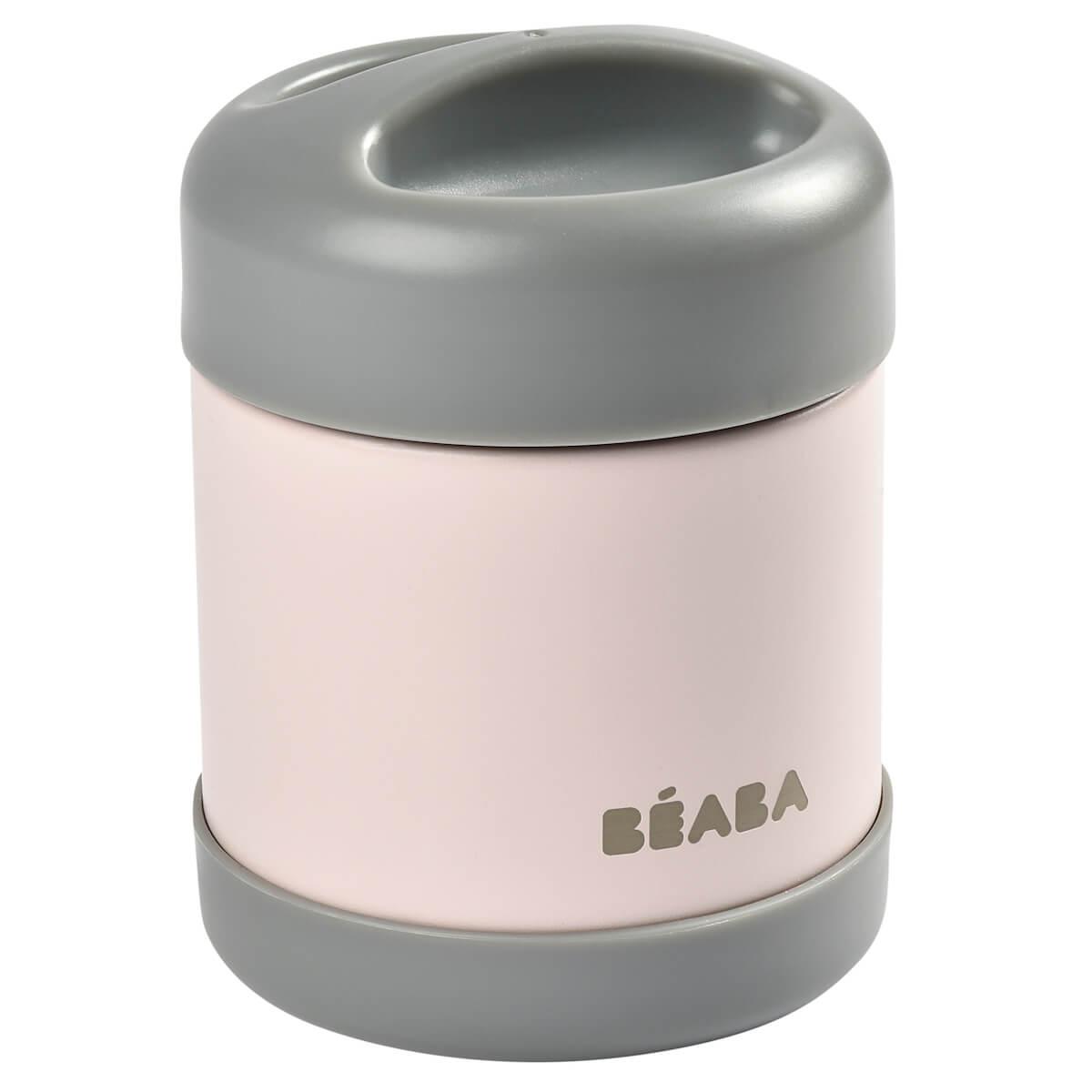 Termo acero inoxidable 300ml Béaba dark mist-light pink