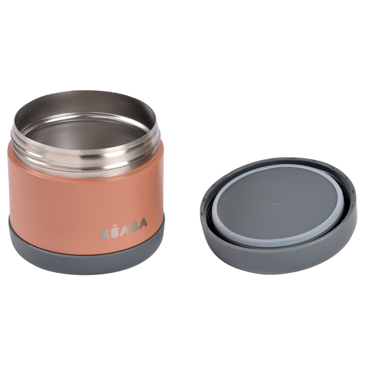 Termo acero inoxidable 500ml Béaba terracota