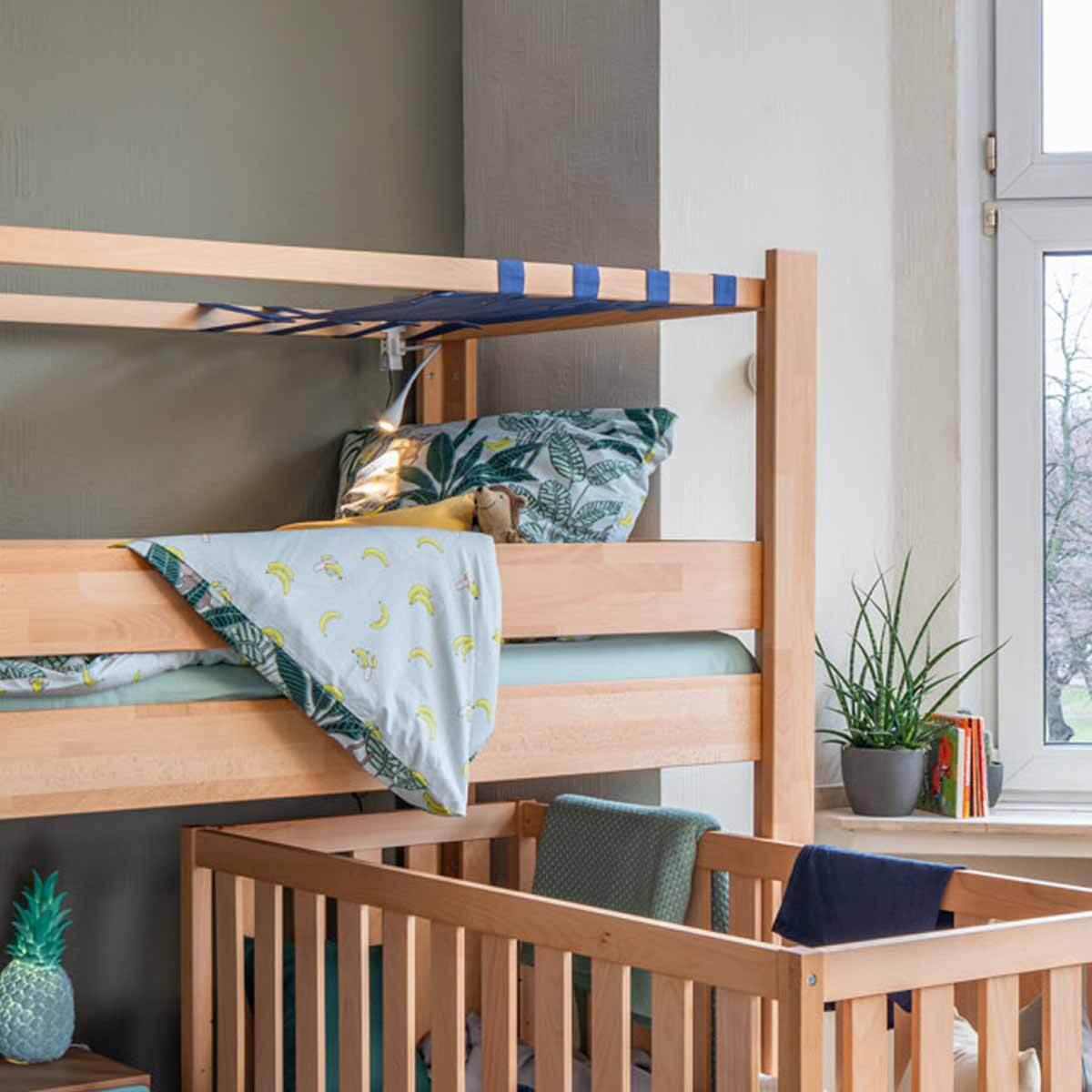 Textil techo cama pequeño DESTYLE de Breuyn azul oscuro