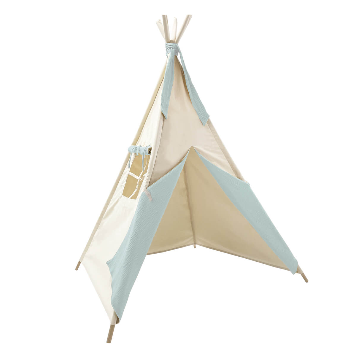 Tipi infantil BOBBLE beige-verde