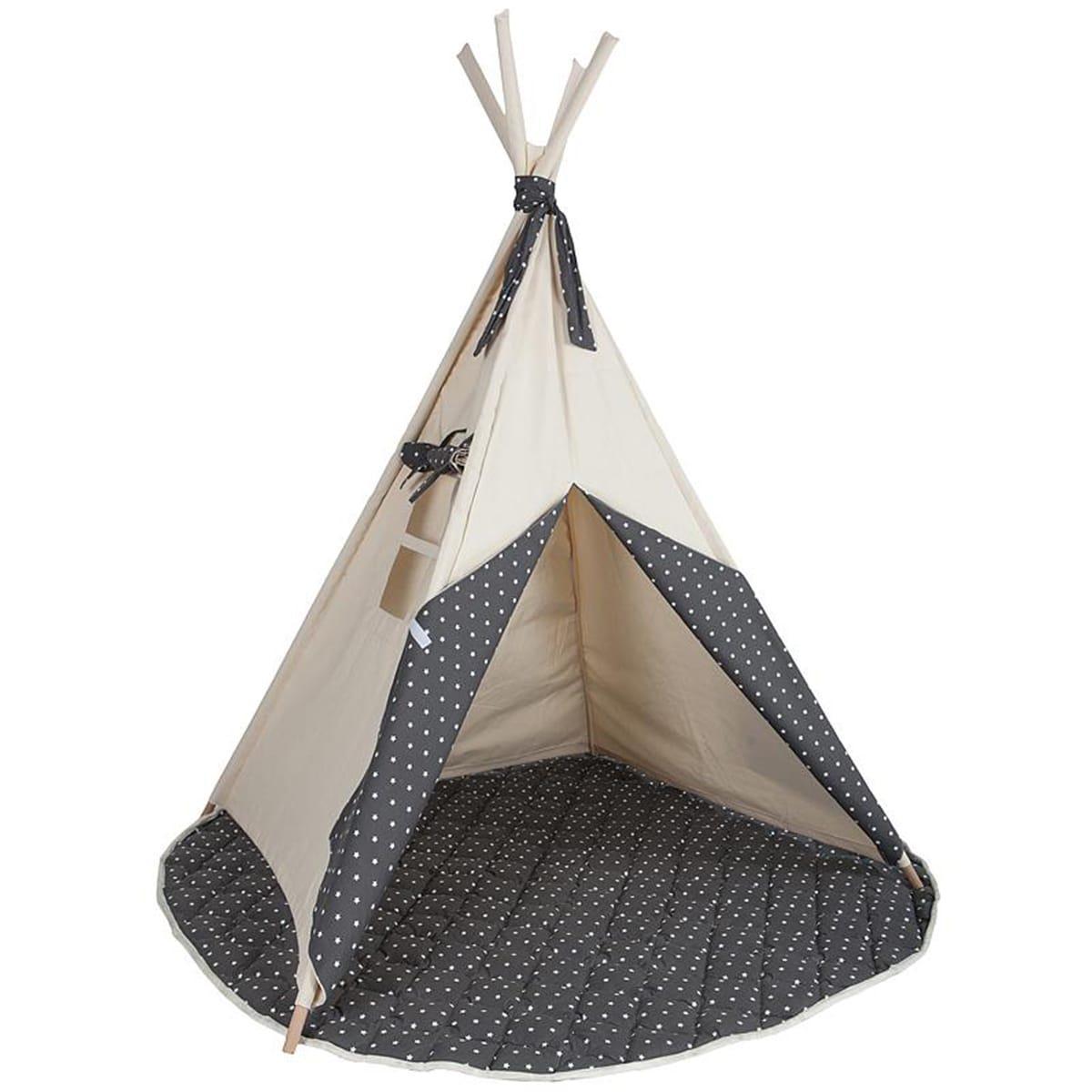 Tipi infantil STARS gris 