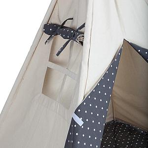 Tipi infantil STARS gris 