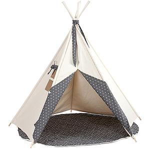 Tipi infantil STARS gris 