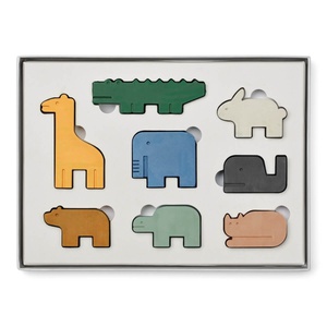 Tizas animales 8uds VESA Liewood yellow mellow multi mix