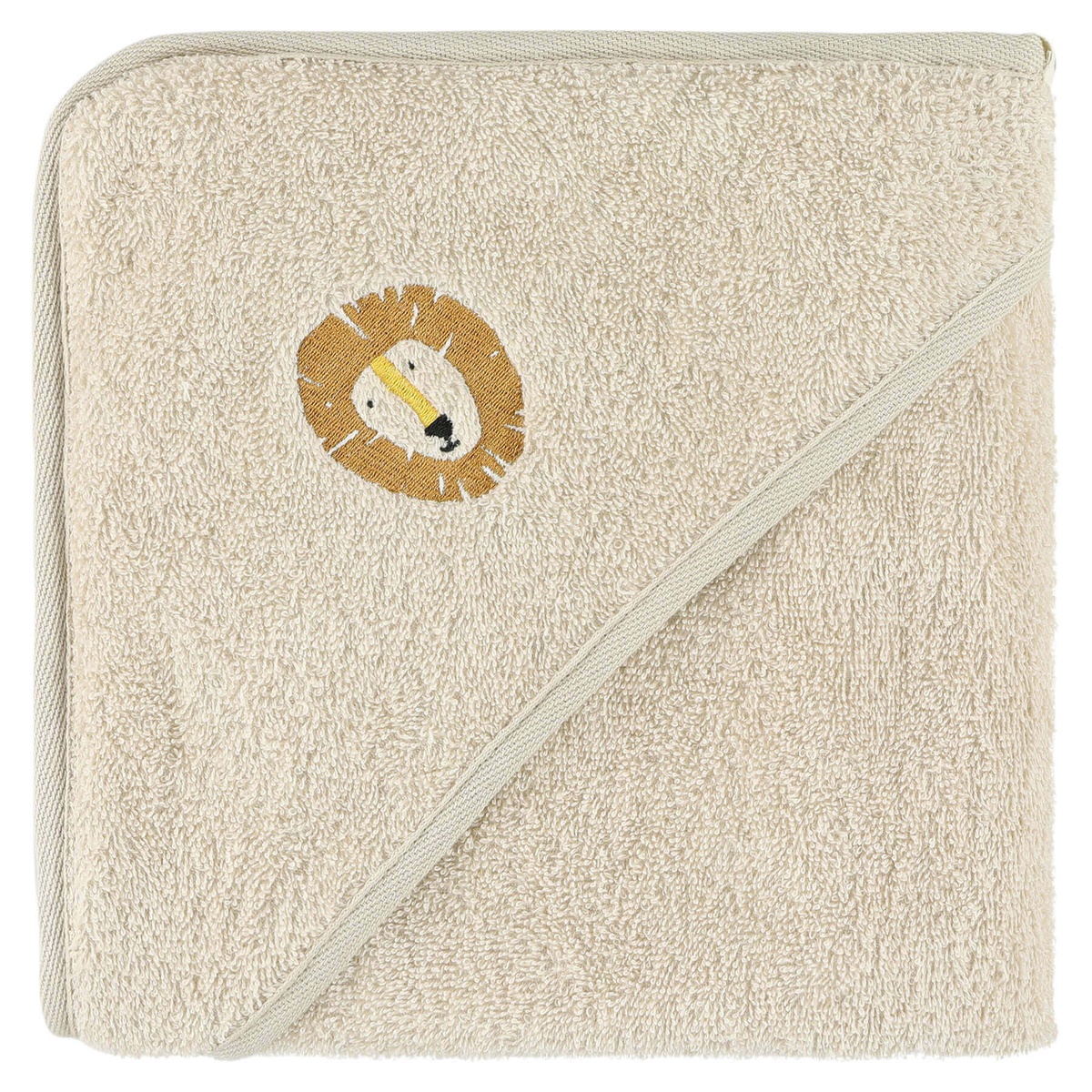 Toalla capucha 75x75cm AURA LION Trixie