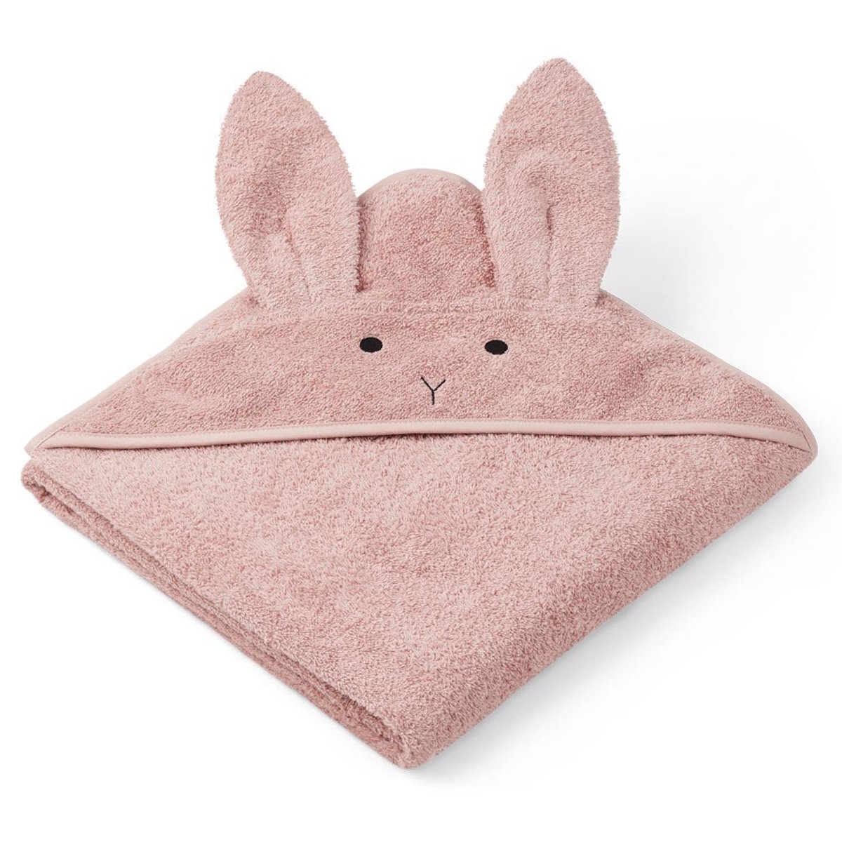 Toalla capucha AUGUSTA RABBIT Liewood rose NOOS