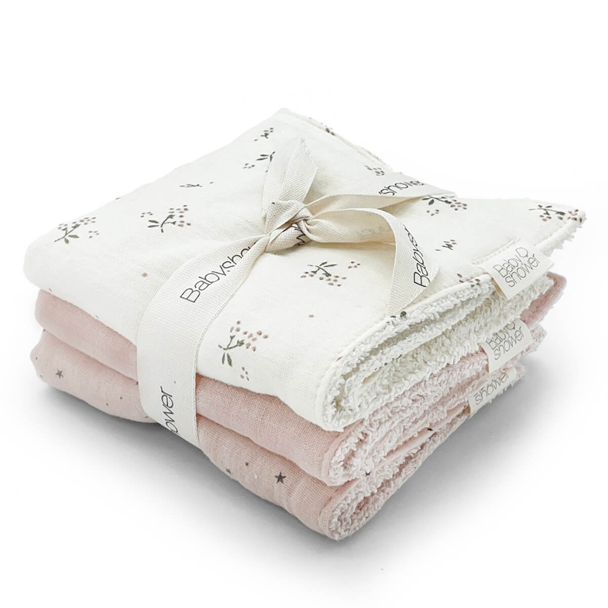 Toallitas 3uds Babyshower roseberry