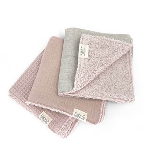Toallitas 3uds Babyshower waffle rose