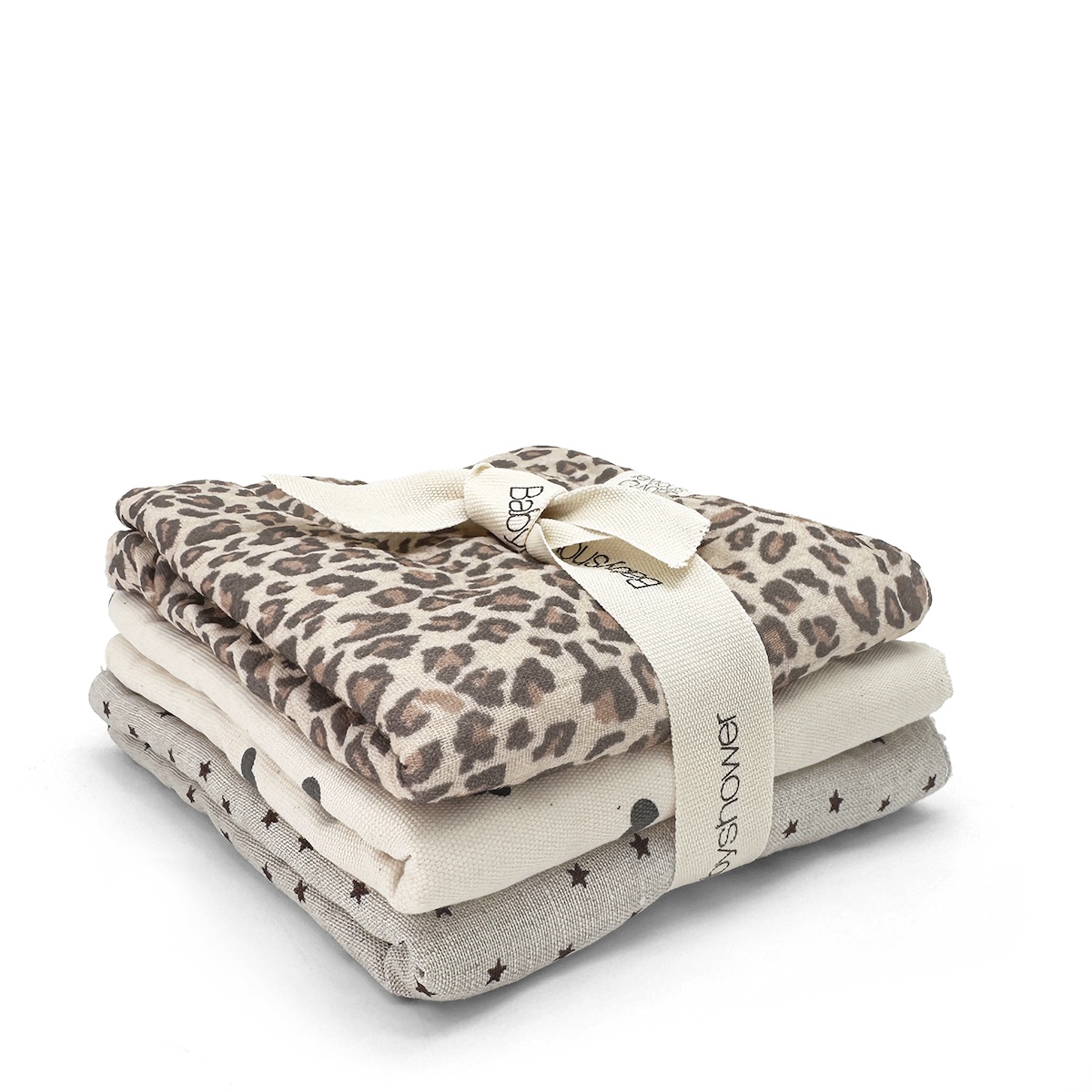 Toallitas 3uds Babyshower wild print