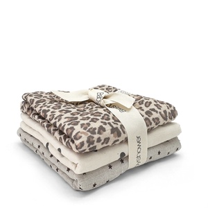 Toallitas 3uds Babyshower wild print