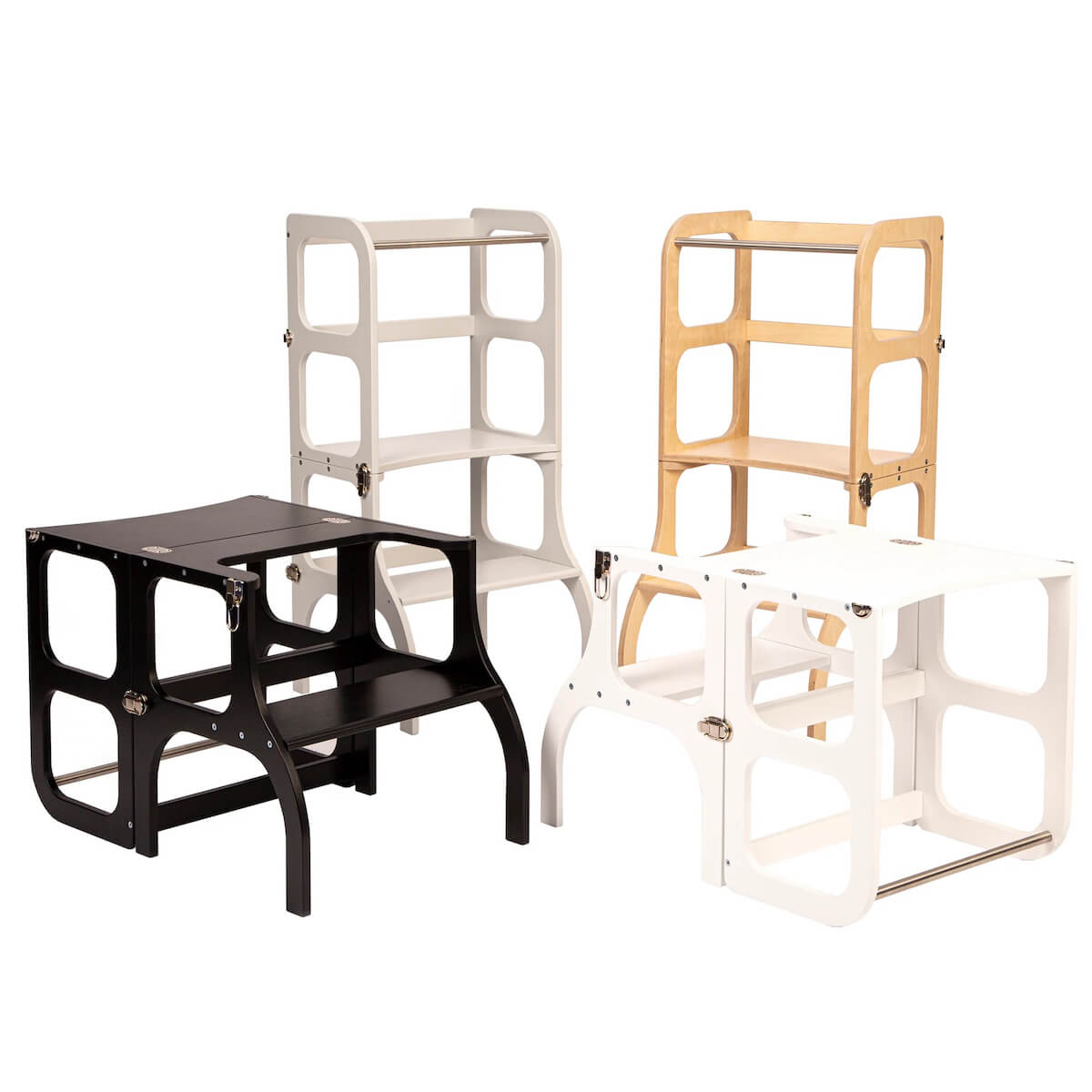 Torre-mesa aprendizaje STEP'n'SIT Ette Tete blanco