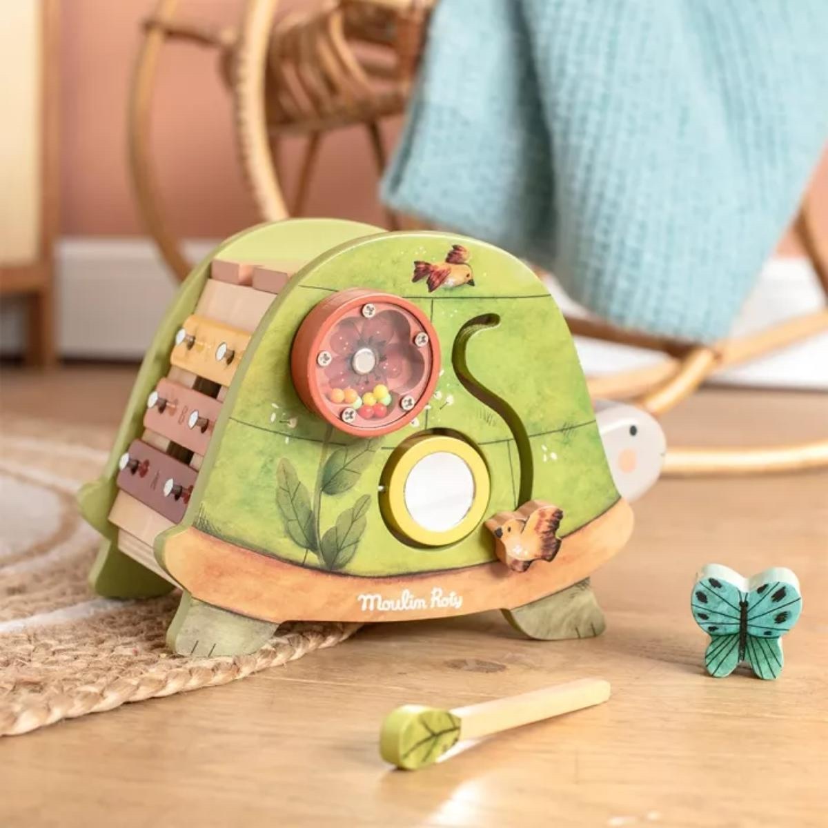 Tortuga actividades TROIS PETITS LAPINS Moulin Roty