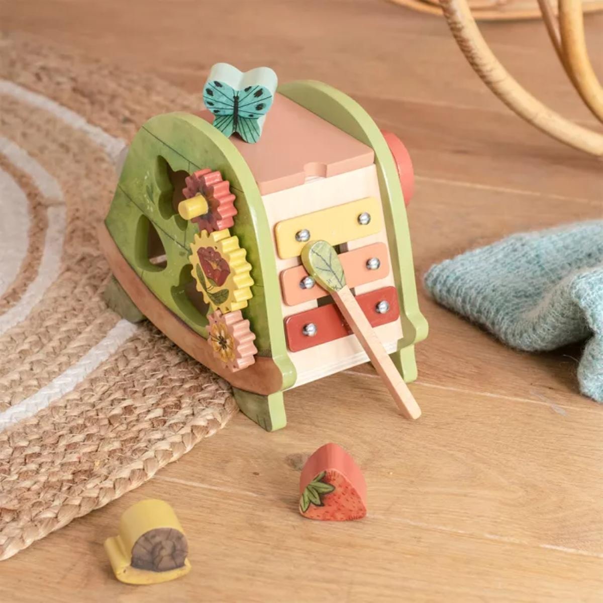 Tortuga actividades TROIS PETITS LAPINS Moulin Roty