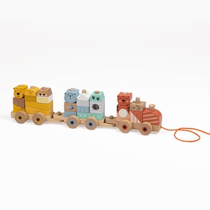 Tren arrastre madera WILD Eurekakids
