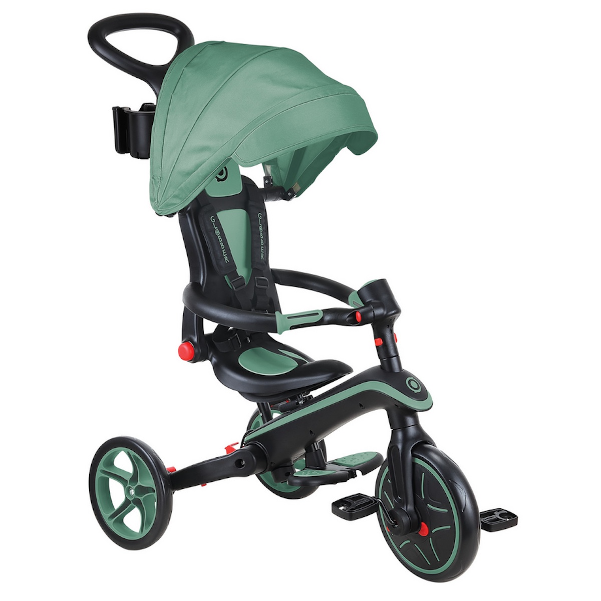 Triciclo plegable EXPLORER 4 en 1 Globber olive