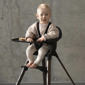 Trona bebé CLIKK™ Stokke black-warm brown