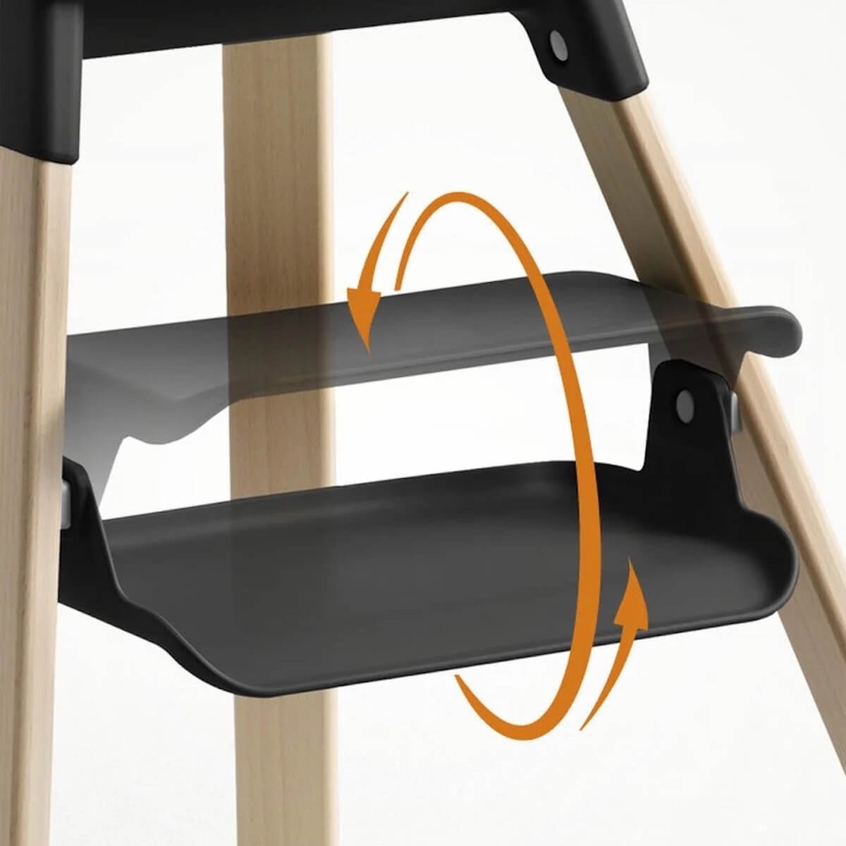 Trona bebé CLIKK™ Stokke negro natural