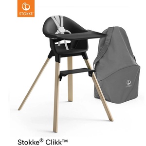 Trona bebé CLIKK™ Stokke negro natural