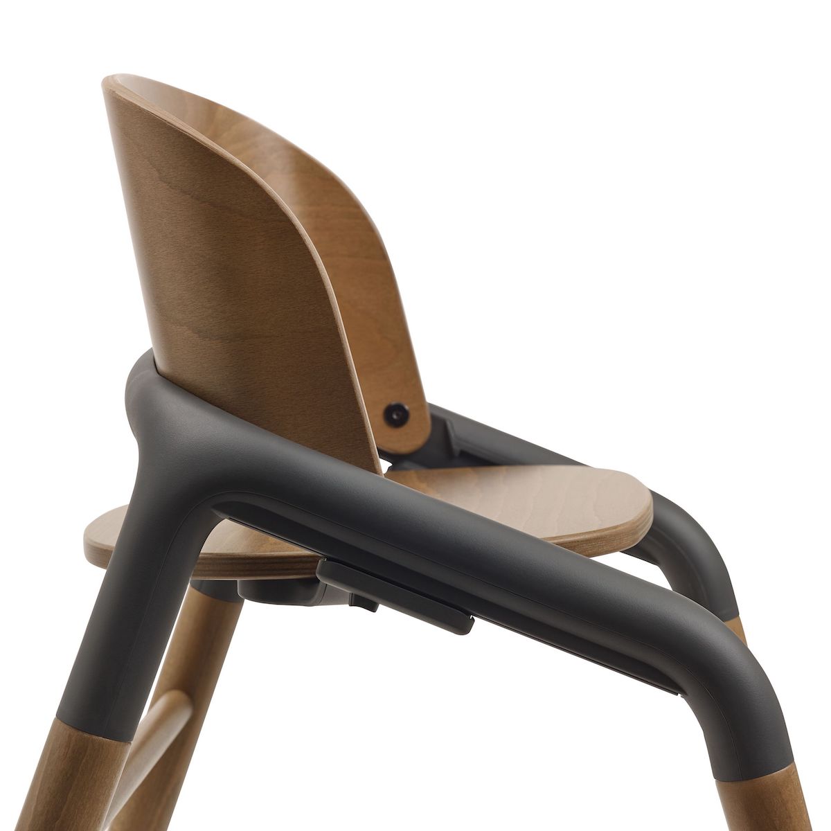 Trona bebé GIRAFFE Bugaboo madera cálida-gris