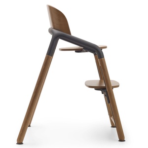 Trona bebé GIRAFFE Bugaboo madera cálida-gris