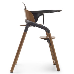 Trona bebé GIRAFFE Bugaboo madera cálida-gris