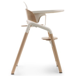 Trona bebé GIRAFFE Bugaboo madera neutra-blanco