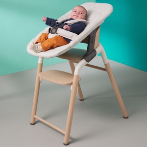 Trona bebé GIRAFFE Bugaboo madera neutra-blanco