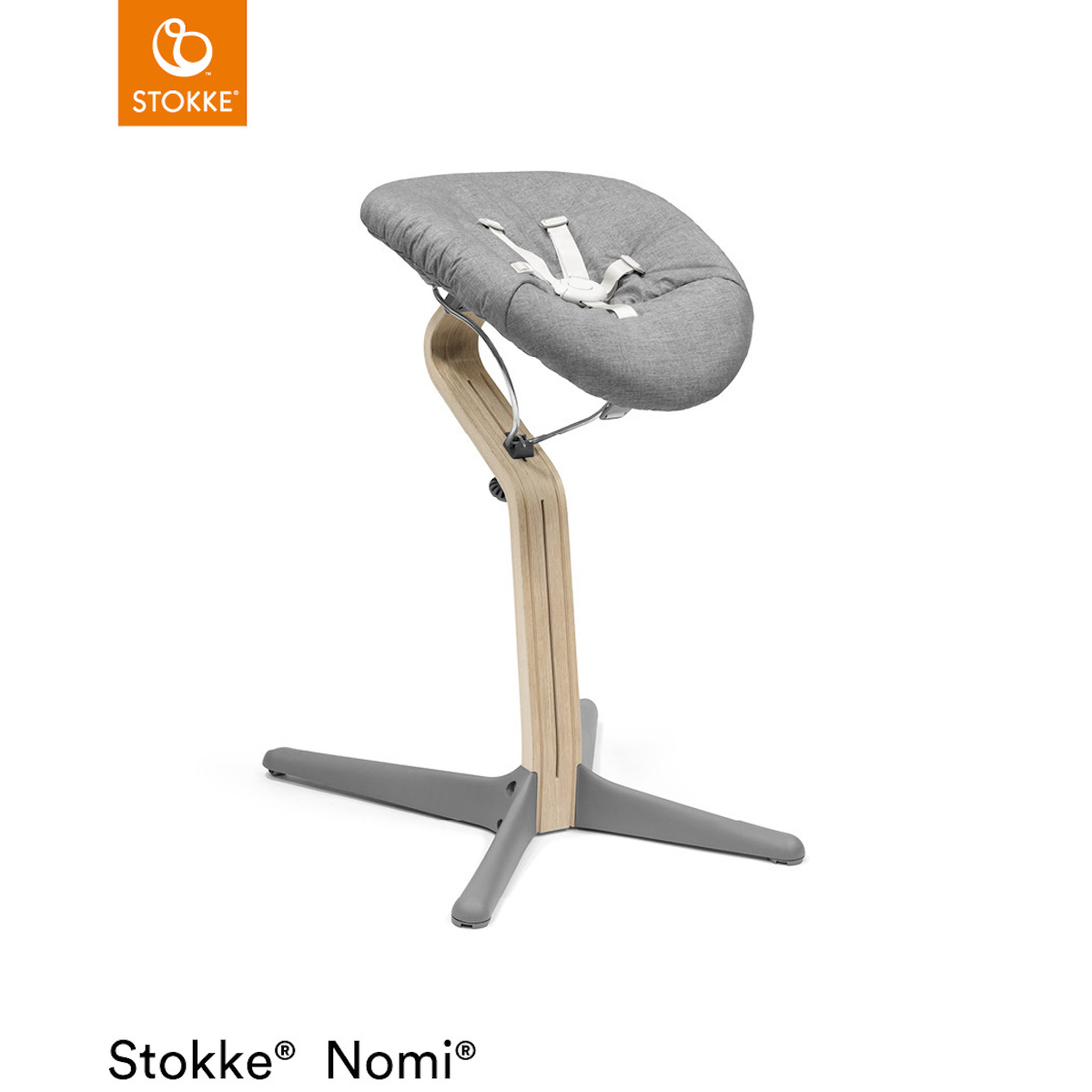 Trona bebé NOMI Stokke natural-gris14