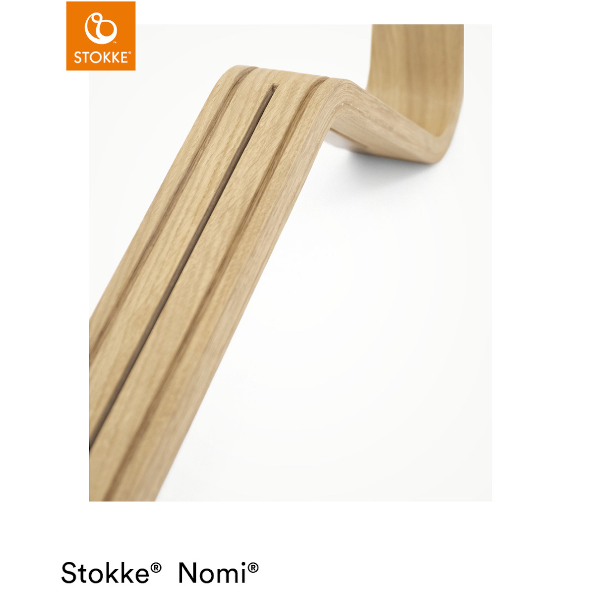 Trona bebé NOMI Stokke roble-negro