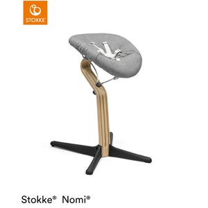 Trona bebé NOMI Stokke roble-negro