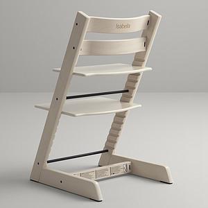Trona bebé TRIPP TRAPP Stokke blanqueado