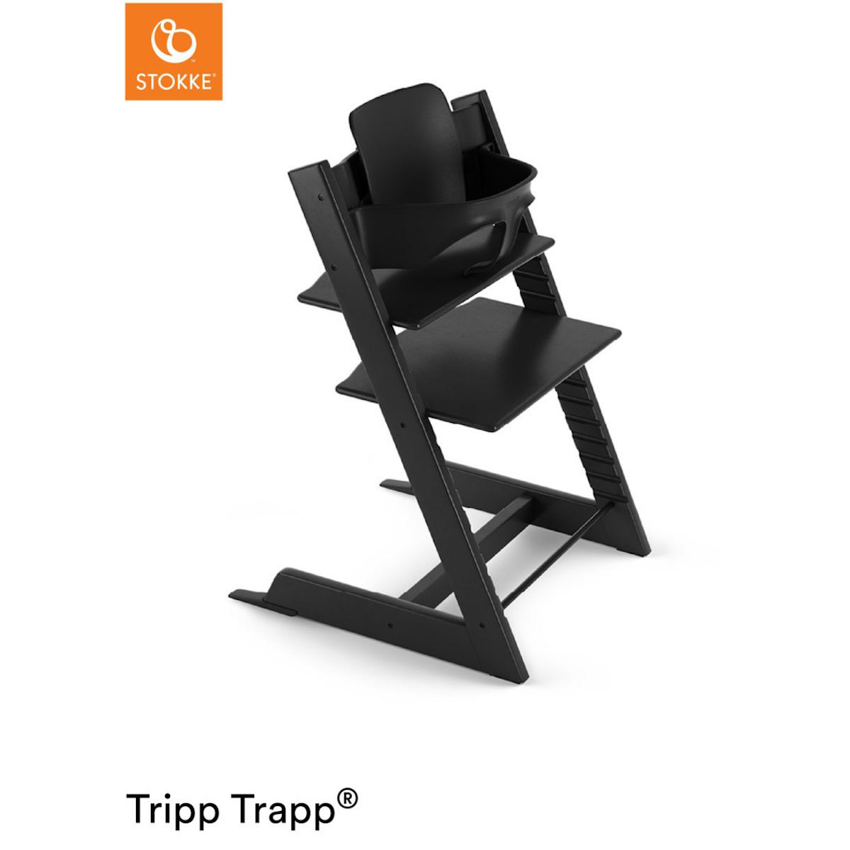 Trona bebé TRIPP TRAPP Stokke negro