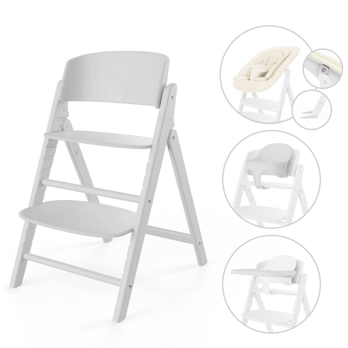 Trona CLICK & FOLD 4-in-1 Cybex all white