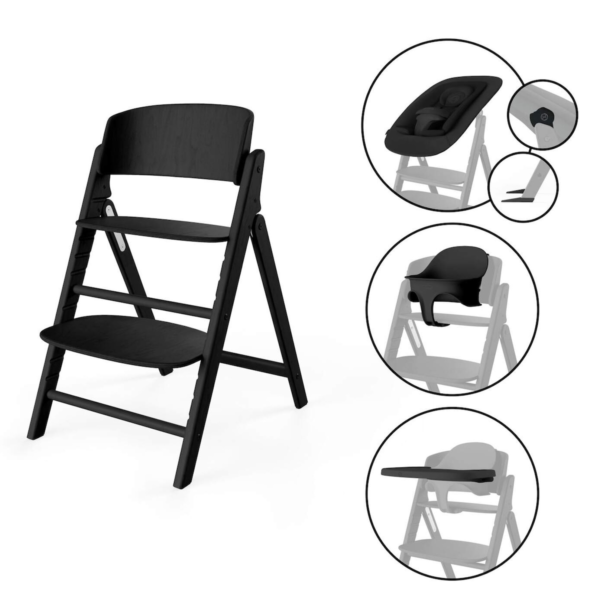 Trona CLICK & FOLD 4-in-1 Cybex stunning black