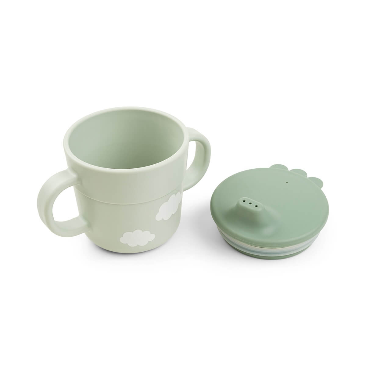Vajilla infantil FOODIE Done by Deer Happy clouds green